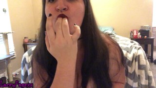 Disabled Girl Sucking On Her Fingers