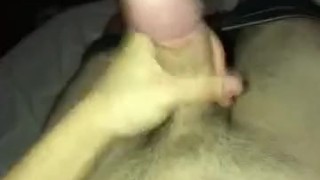 Jerking off in the bed