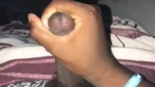 Busting a nut on the couch 