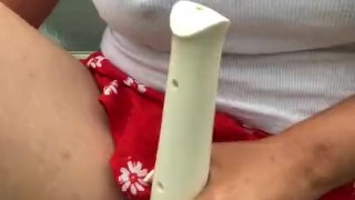 Watch Me Cum Outside While My Neighbors Watch