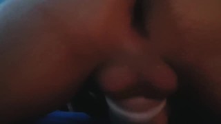 Film it from the back While Balls Dangle Loud Sexy Moans