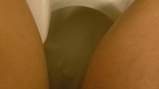 Girl Goes Pee In Casino Bathroom