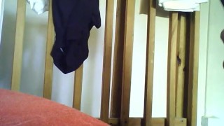 Rubbing my dick
