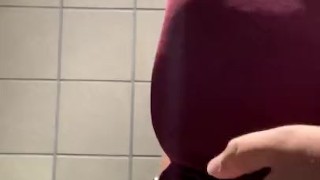 Cum Shot In Work Bathroom