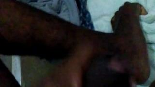 Black Daddy Strokes His Massive Cock Just for You