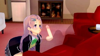 Aguri gets some relief - Gamers! - ( 3D Hentai / Koikatsu )