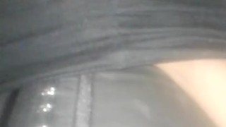 Rubbing wet pussy under pants