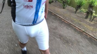 early morning Walk in Compression Shorts
