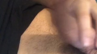 Slapping my Dick on my Belly - Guy Slaps Cock