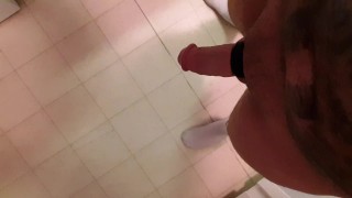 Just playing with my dick in the kitchen