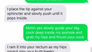 Cheating WIFE SEXTING (Anal, Throat Fuck)