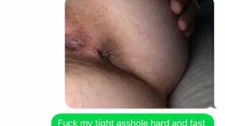 Cheating WIFE SEXTING (Anal, Throat Fuck)