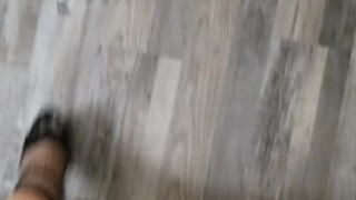 Walking in my heels 