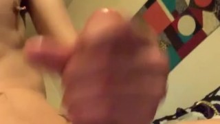 Shower time cum shot 