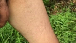 Running in Slow Motion with HEAVY Weights on my BALLS