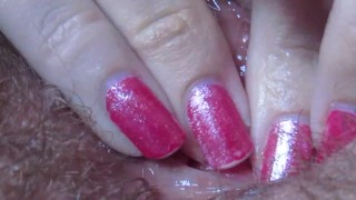 Wet vagina pussy after orgasm in extreme close up HD