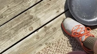 Cumming outside 