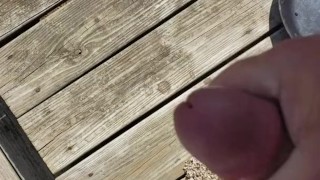 Cumming outside 