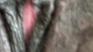 Touching my wet pussy while home alone 
