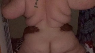 Bbw with wet juicy pussy rides bbc until he’s horny and hard!