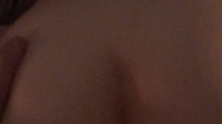 College girl with huge ass gets fucked doggy in the mirror