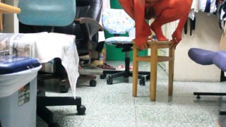 Body Painting Homemade Cosplay : The Super Cute Red 