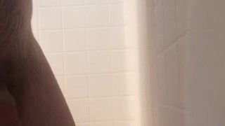 Pissing in the shower 