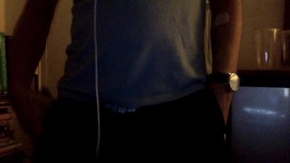 Horny Roommate Sagging - Caught Touching Himself