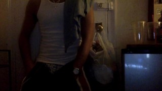 Horny Roommate Sagging - Caught Touching Himself