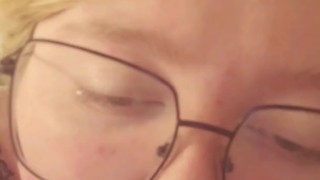 Sloppy blowjob with huge cumshot 