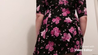 Cute dress and ass grab 