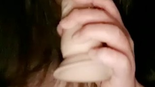 Sucking dildo toy