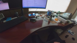 horny at the desk