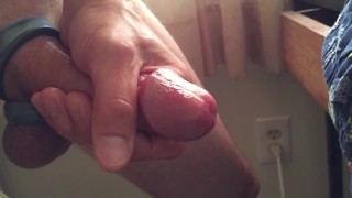 Slow motion big cumshot