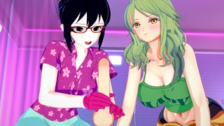 One Piece 3P with Tashigi and Monet