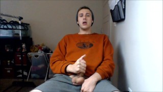 Stroking & Shooting a Massive Load