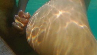 Underwater Sex#My PUSSY LIPS Tremble & Vibrated during ANAL underwater SEX