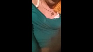 Teen sissy boy having fun at home :)