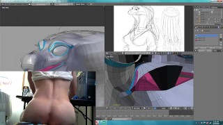 Femboy dev stream: made a snake~ (fap at ~50:52)