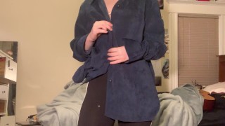Cute Teen Stripping and Touching Herself