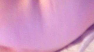 SEXY BRUNETTE MILF RUBBING AND TOUCHING HER BODY