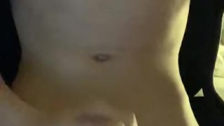 Straig Boy al alone fucking himself (moaing)