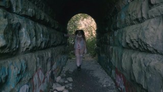 IT Pennywise crazy spitty blowjob mind fuck in public tunnel - Trailer