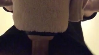 Big cock cums in 90 seconds fucking flesh light 