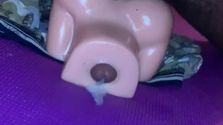 Virgin cock cumming after edging (sexy moaning orgasm)