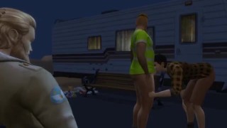Truckstop Slut Service Boy Part 1 Dirty talk - Sims 4
