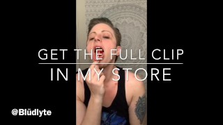 Goth trans man sucks lollipop like its your cock TEASER. Full clip in store