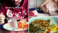 Andiamo a mangiare e poi mi fai una sega - amatoriale italiano con dialoghi