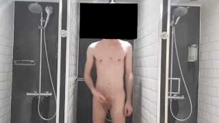 locker room shower