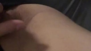 Puffy wet pussy gets fingered